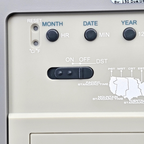 NEW Fisher Scientific Atomic Radio Controlled Clock Thermometer Satellite Signal - Picture 10 of 15